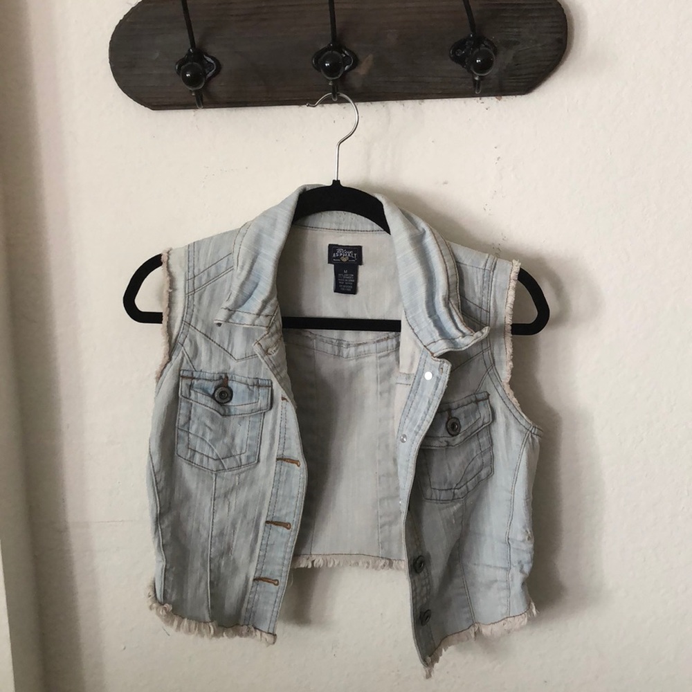 Blue Asphalt Denim Vest